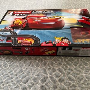 Disney Carrera Lightning McQueen Racing Set - Red and Yellow